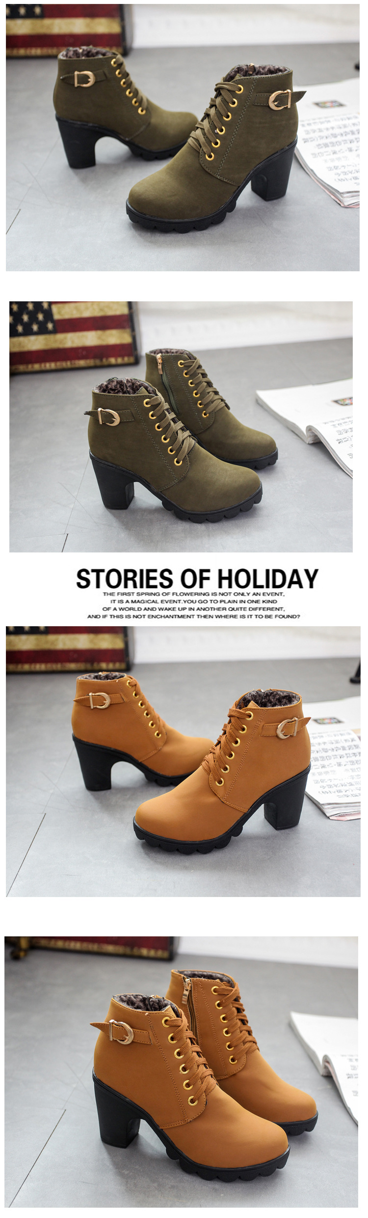 Bottes femme en Tissu - Ref 3355542 Image 13