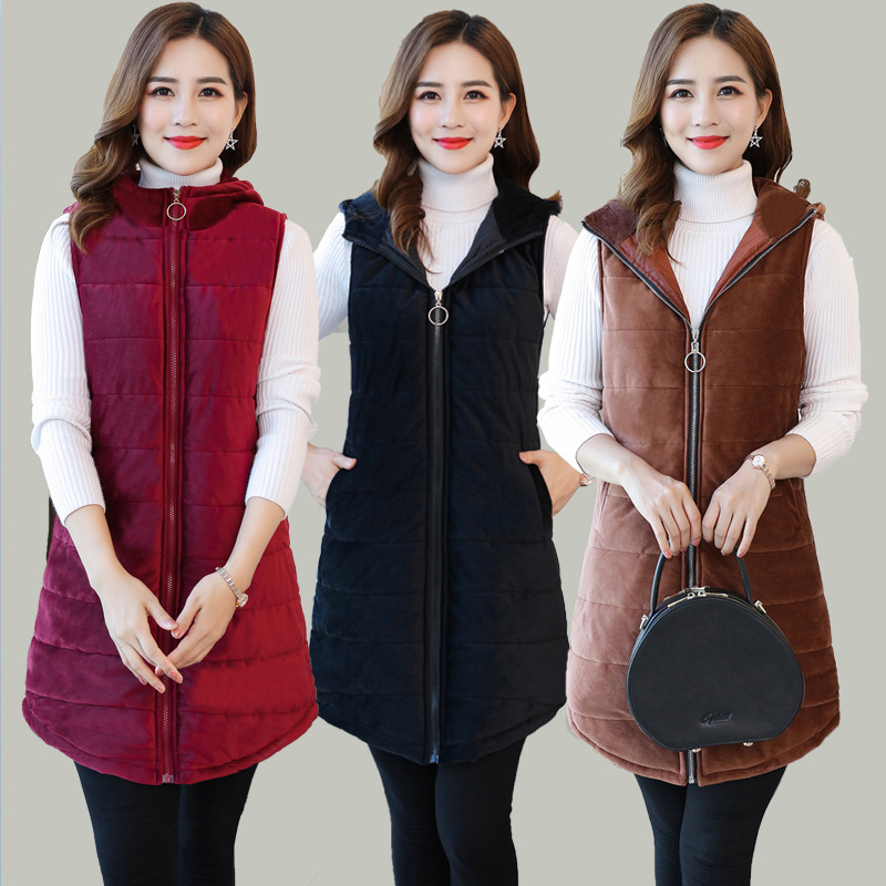 Gilet femme en Peau de pêche - Ref 3317833 Image 5