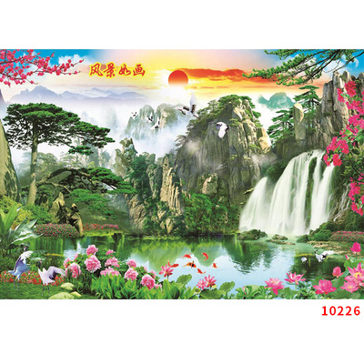Wang Xin Wall paintings wholesale Frameless paintings a living room decorate Paintings new pattern Printing Printed painting