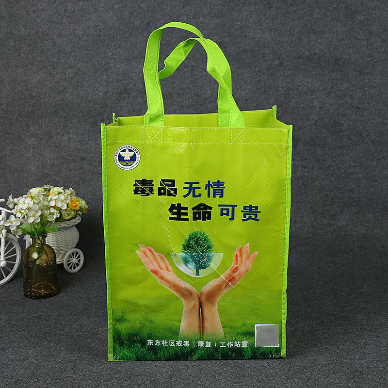 广告时尚购物礼品手提袋定制 彩色覆膜无纺布立体手提袋定做