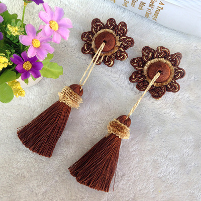 跨境專供歐式沙發羅馬簾窗簾頭別針小吊墜吊穗配件輔料裝飾球流蘇