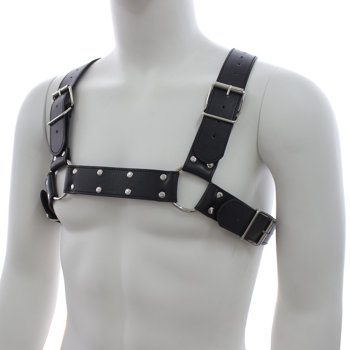 Tienda de la fábrica juguetes sexuales juguetes alternativos vinculante corsé de cuero para hombres correa para el pecho ropa interior de cuero para hombres rendimiento