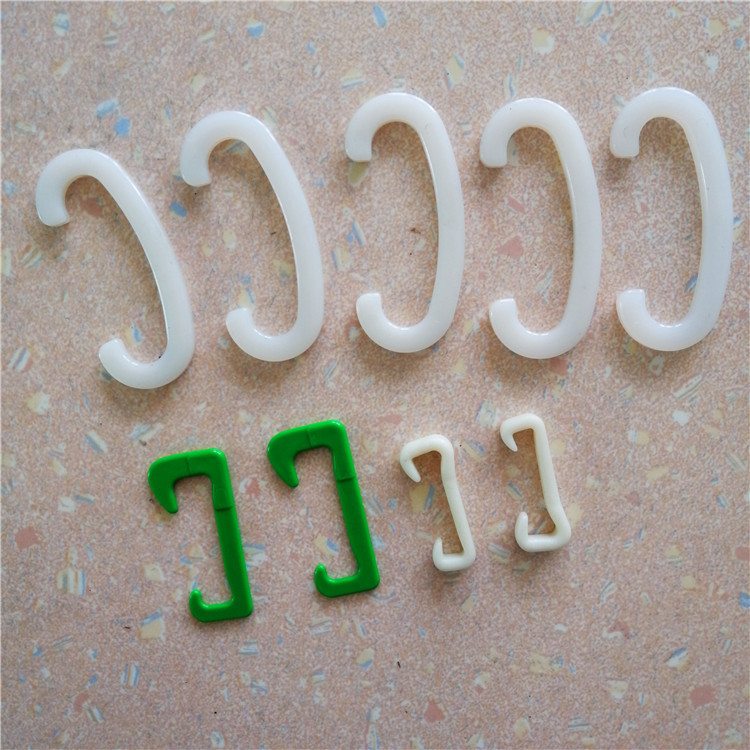 生产厂家直销抗摔耐磨防静电尼龙钩人造草坪用塑料挂钩白色尼龙钩