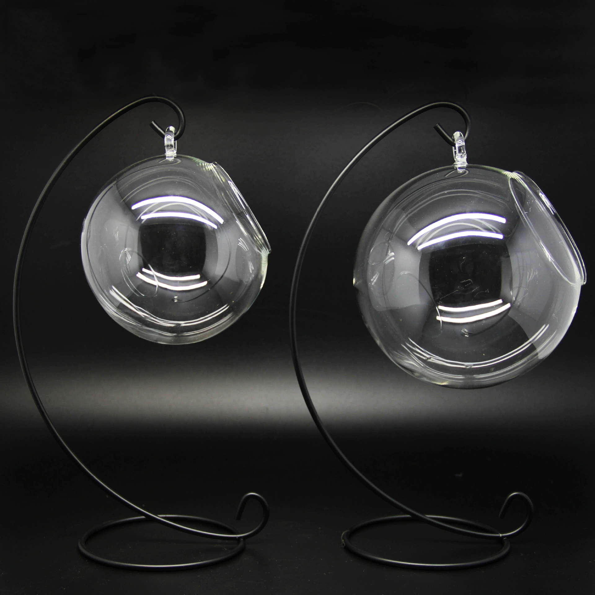 DIY круглая Нижняя подвесная бутылка микро пейзаж стеклянная бутылка микро пейзаж экологическая бутылка блюдо стеклянная бутылка подвесная бутылка железная рама