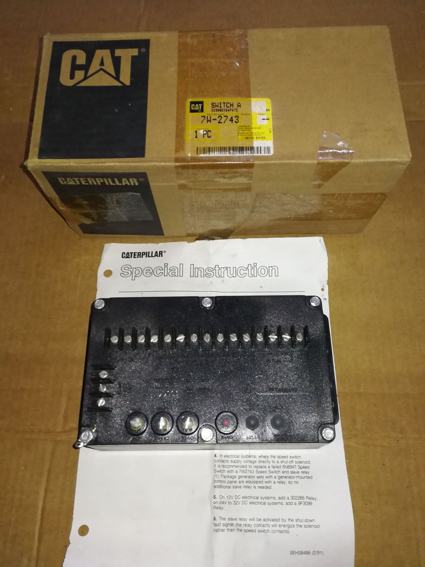 供应卡特彼勒发动机控制器7W-2743