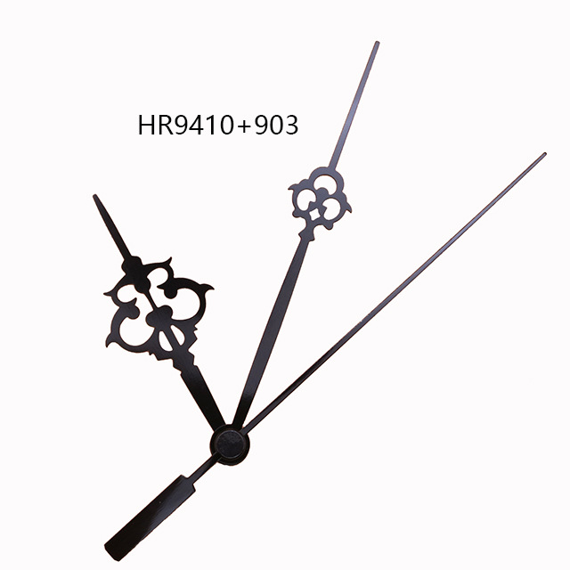 HD1668-17MM跳秒电波钟机芯+HR9410黑时分冲管