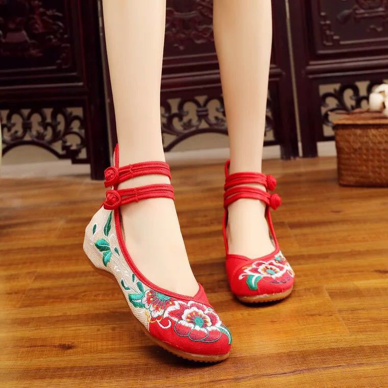 Mocassins femme  CHAUSSURES EN TISSU DE PéKIN - Ref 3348483 Image 1