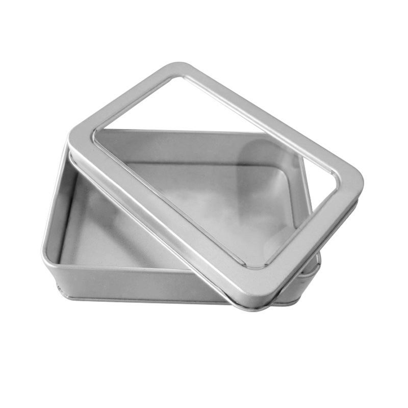 马口铁盒定制 可丝印彩印各种包装铁盒 107*70*30开窗铁盒U盘铁盒