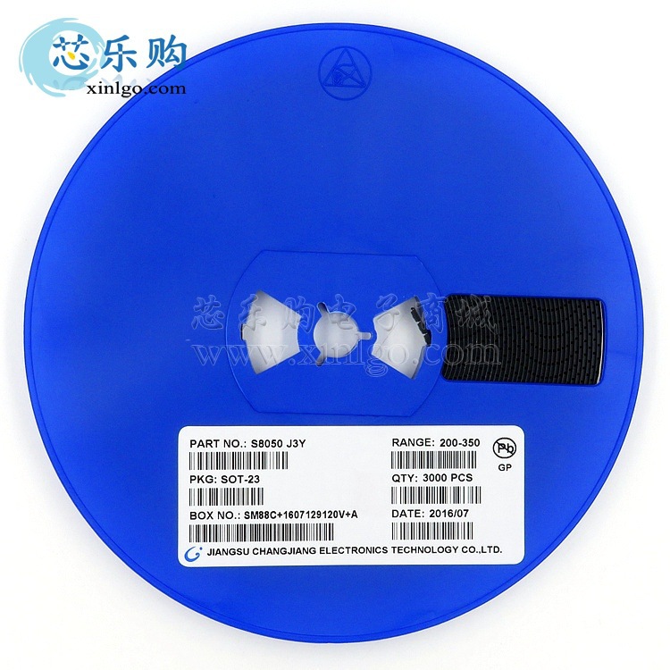 S8050 J3Y SOT-23 贴片 CJ长电 PNP贴片三极管 [原装正品]