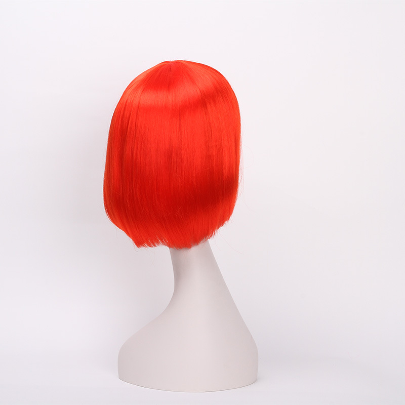 Newlook IMG-1260 nueva peluca de fiesta de cabeza de Bobo roja