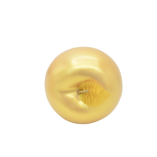 Factory Direct Sale Simulation Fruits and Vegetables Early Education Photography Props Window Display Fake Gold Apple 85# Silver Apple