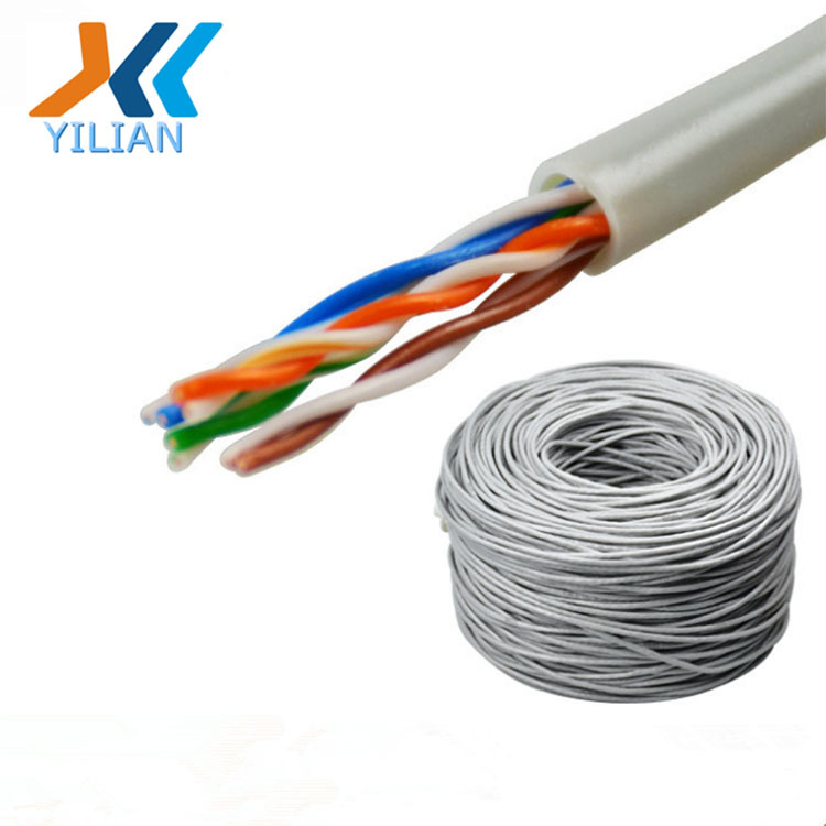 厂家直销超五类非屏蔽网线300米 8芯无氧铜双绞utp cat5e网线