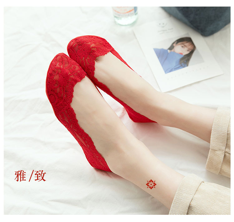 大红蕾丝隐形袜-1_02