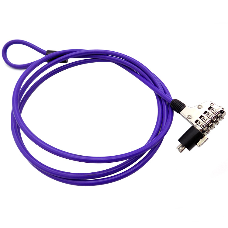 Candado para computadora portátil, candado para computadora con orificio en forma de cuña, candado de combinación de 4 dígitos, nuevo candado para computadora