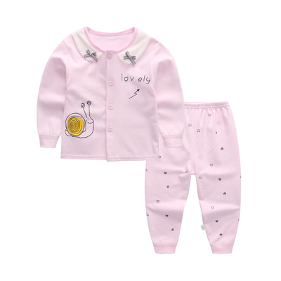 baby Pure cotton underwear suit PopCap Long johns baby child 0-1-2 newborn spring and autumn