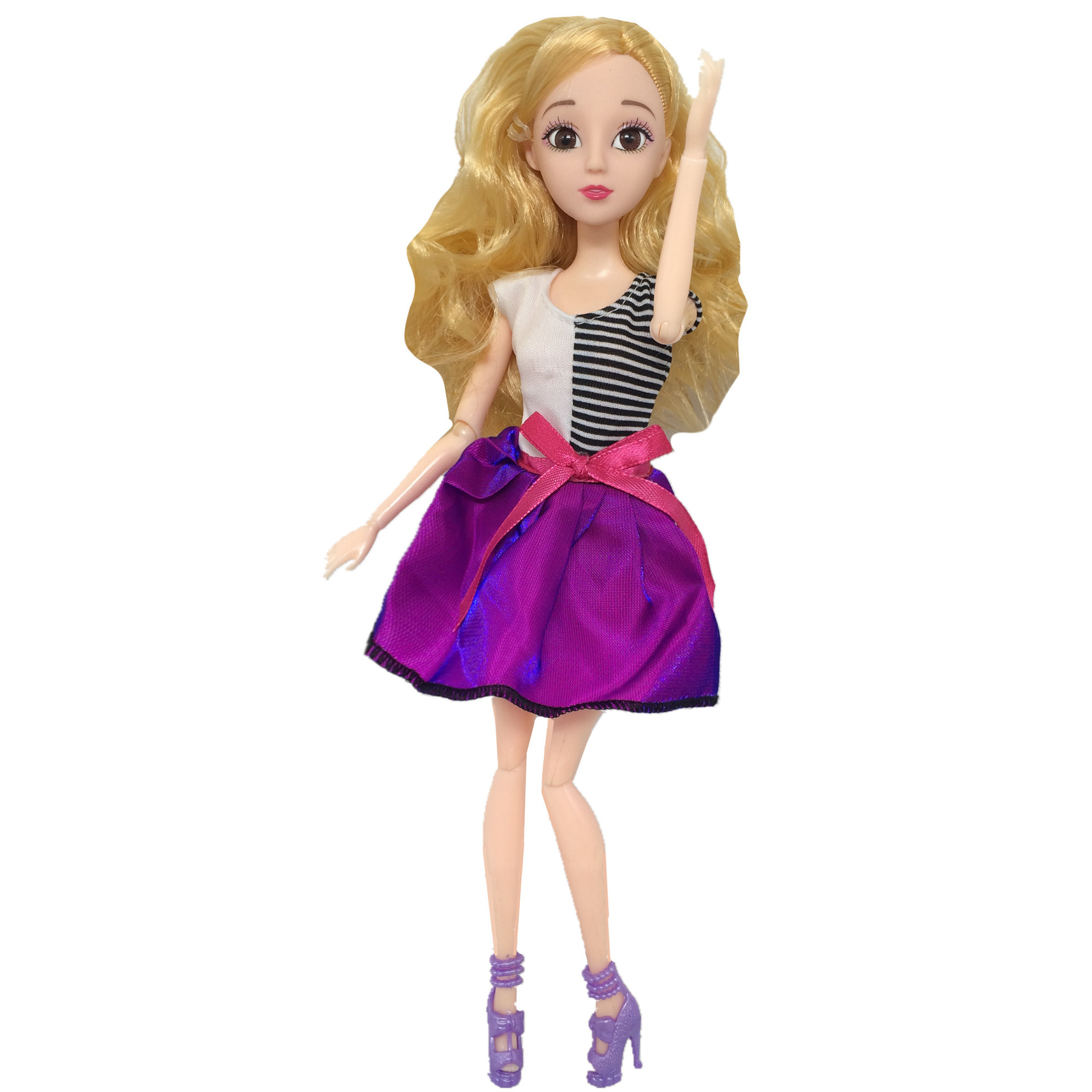 2021芭芘30巴比娃娃衣服新版时装短裙8件一包休闲礼服女孩玩具-阿里巴巴