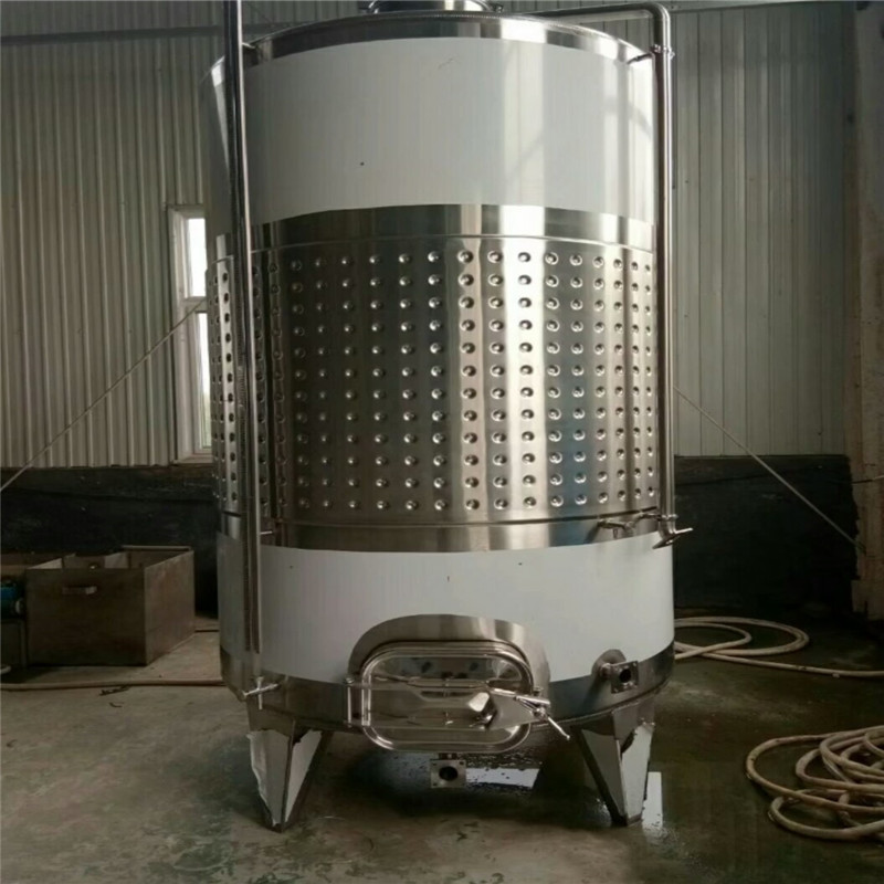 曲阜定做不锈钢发酵罐 双层米勒板酒精发酵罐 酒厂勾兑罐批发价