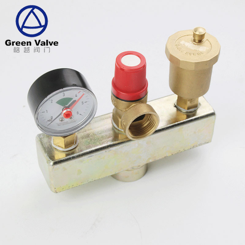 格越阀门 锅炉安全组件 快装蒸汽黄铜阀门厂家订 制 排气阀