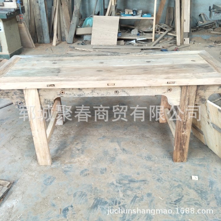 常年批发 零售老榆木椅子可加工 定制老榆木仿古家具  老榆木茶桌