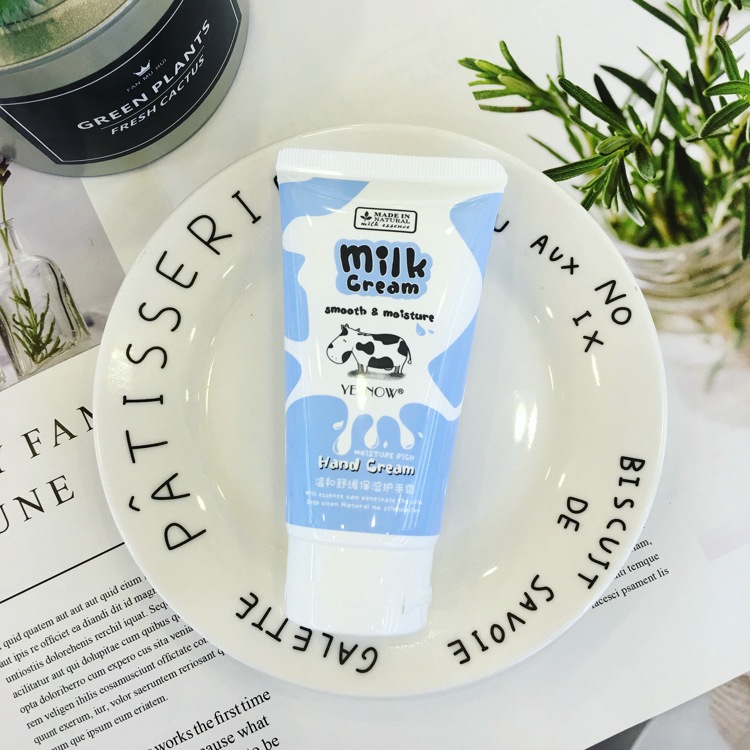 盈雪牛奶护肤嫩滑护手霜滋润保湿补水防干裂男女士手部护理不油腻