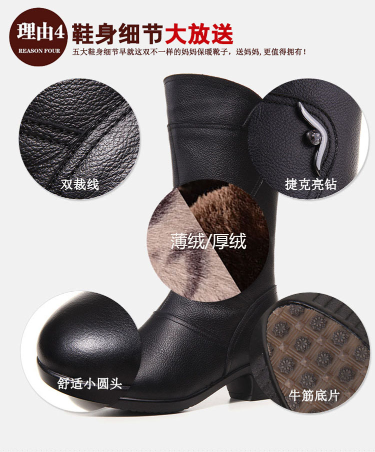 Bottes femme GIOVANNI en En cuir - Ref 3355474 Image 22