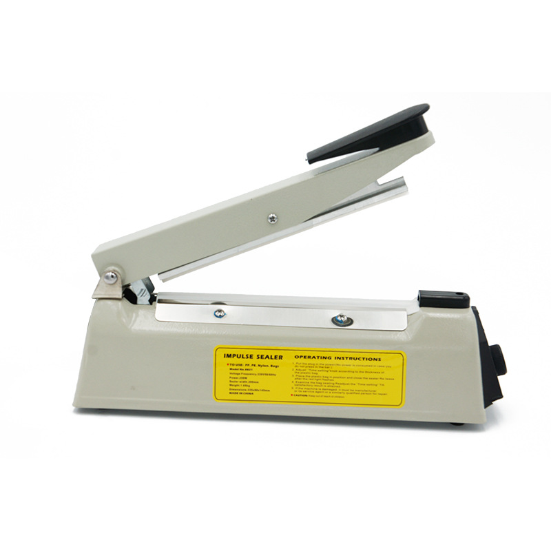 Máquina de sellado manual para bolsas de plástico, modelo 200