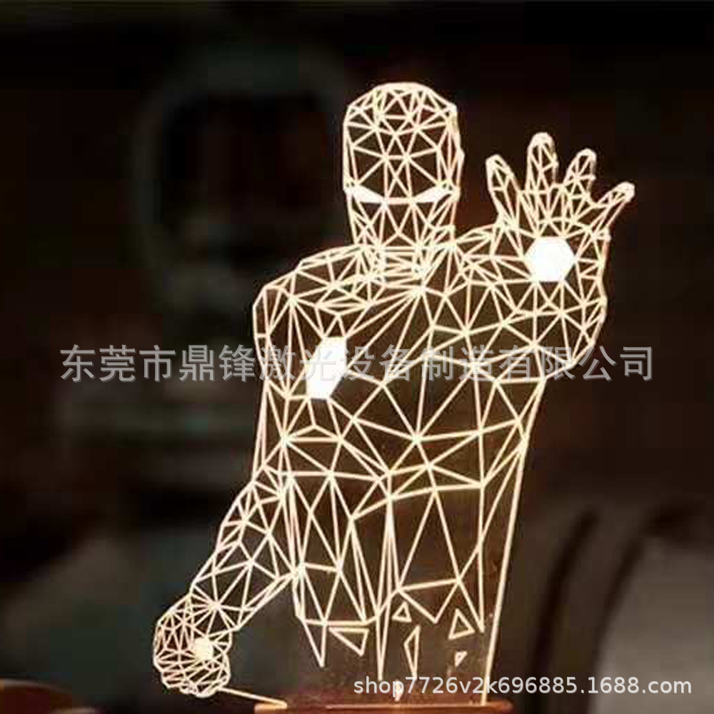 亚克力激光雕刻机打标机  亚克力板激光雕刻机