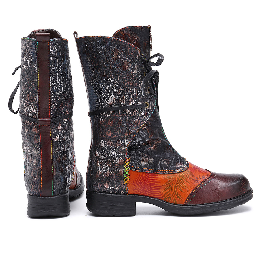 Bottes femme en En cuir - Ref 3354861 Image 15