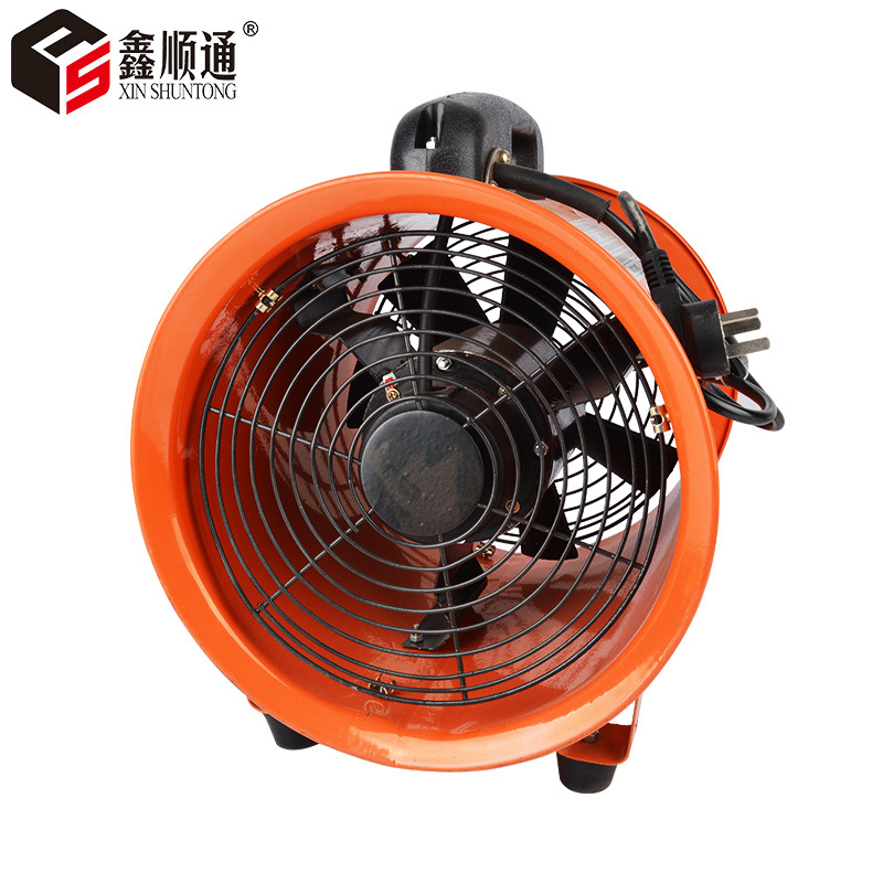 SFT-300移动式手提轴流风机SHT-300强力隧道井下除尘换气排风机