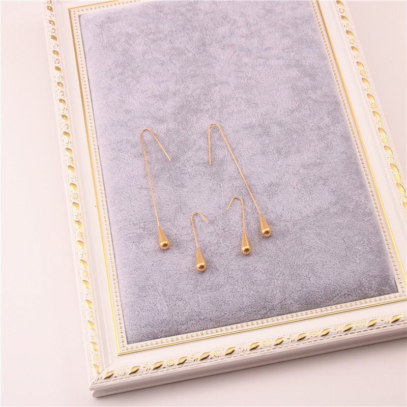 Fashion Geometric Titanium Steel Plating Drop Earrings 1 Pair display picture 4