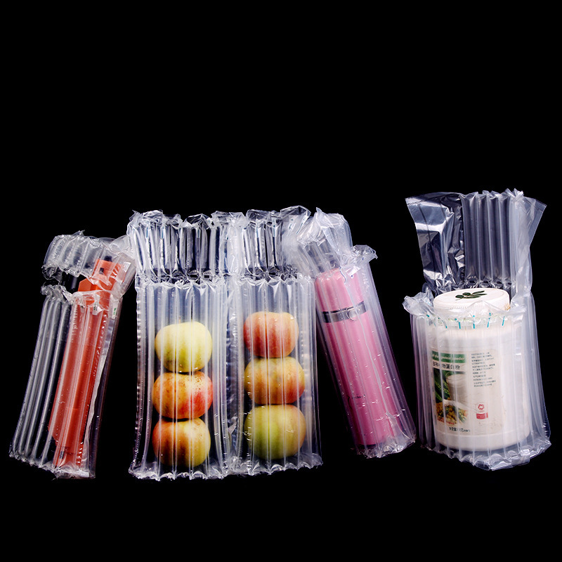 厂家定做6柱500ml橄榄油气柱袋酱油充气柱杯子酒杯气柱包装气泡柱|ru