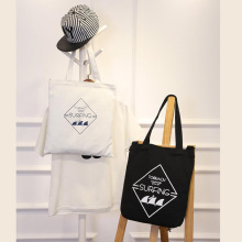 韩国超模韩剧女王之花李圣京同款单肩斜挎帆布包女手提购物袋