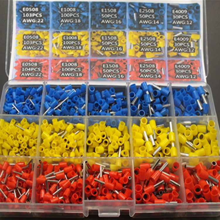 EBAY cross -border e -commerce quick -selling charter e -commerce goods source cold pressure wiring terminal combination 1000PCS
