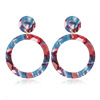 Acrylic earrings, Amazon, European style