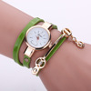 Fashionable swiss watch for leisure, quartz bracelet, wish, thin strap