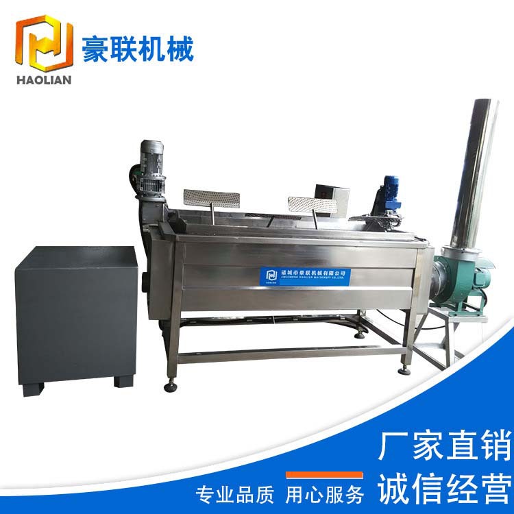 供应榴莲酥小型油炸机||休闲食品油炸专用HLZD-1000型油炸机