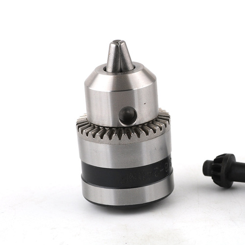 Wrench drill chuck iron chuck electric drill round handle square handle chuck hand drill electric tool accessories manual locking chuck