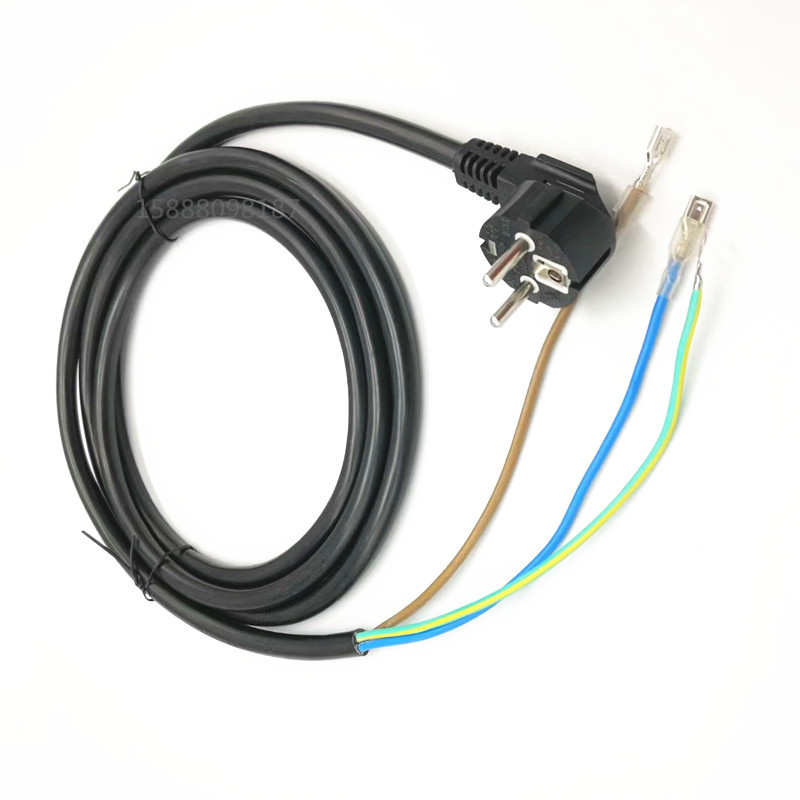 供应欧标电缆线欧规电源线插头欧标电源线欧式插头线欧洲电源线