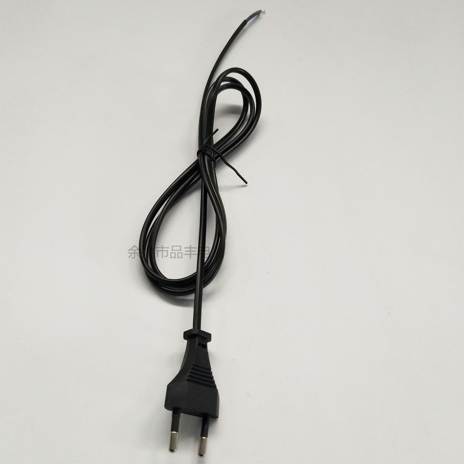 欧标电源线 欧式欧规2*0.5平方两芯插头电源线 欧规二芯插头线