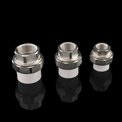 PPR铜内丝活接 PPR内丝活接直通管件 热水器水管配件厂家批发定制|ms