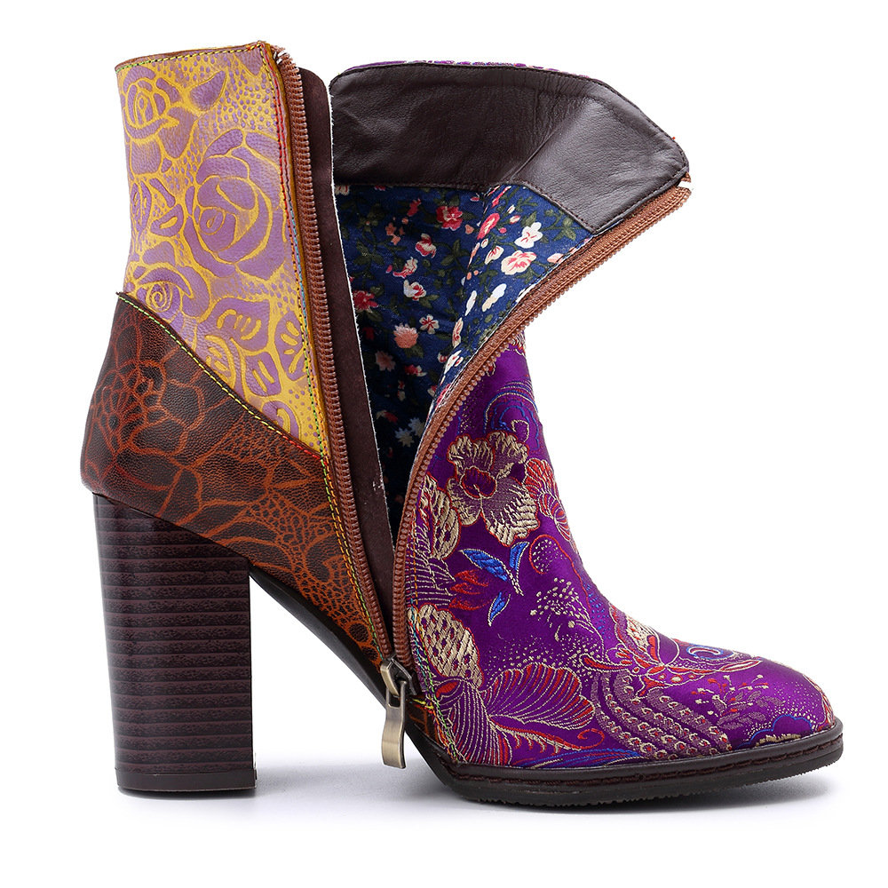 Bottes femme en En cuir - Ref 3355206 Image 20