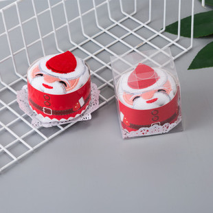 Santa Claus shape doll cotton towel creative Christmas gift decoration company activity small gift wholesale