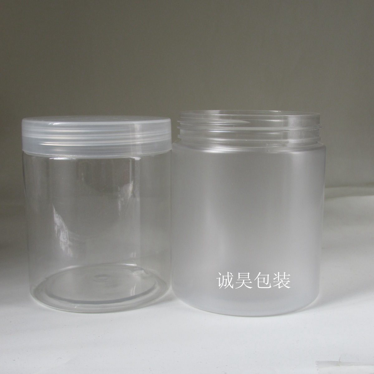 供应300g塑料瓶 膏霜瓶  圆瓶  pet透明旋盖瓶，吕盖瓶