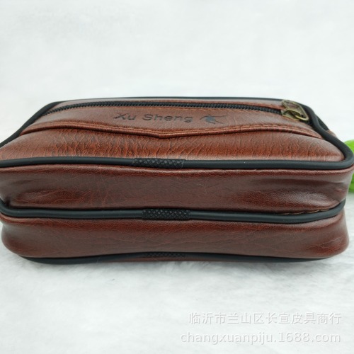 Factory direct sales mobile phone waist bag sports outdoor belt mobile phone bag street stall supply men's horizontal style 6 inches