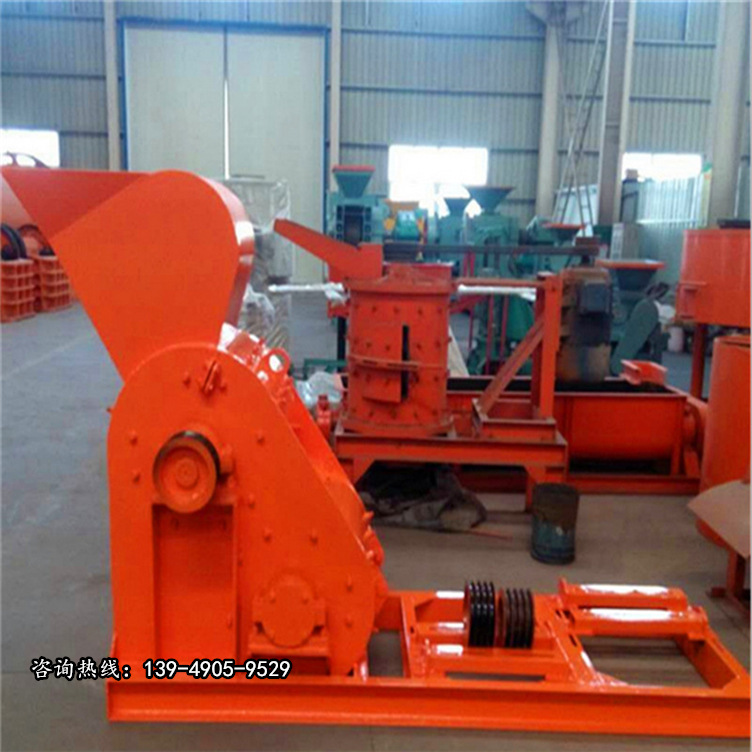 双级煤矸石破碎机 强力无筛底粉碎机 多功能炉渣破碎机