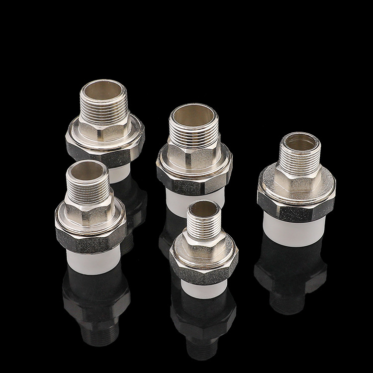 銅活接PPR銅外絲活接ppr管件配件接頭 油任外絲接頭廠家批發