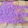 Glassless micro beads transparent white 161# AB fantasy nail bead craftsmanship Christmas glass beads