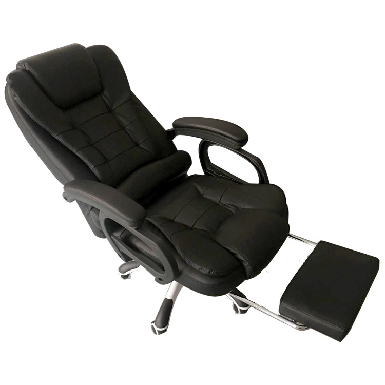 Silla de oficina jefe silla de la computadora Comercio exterior elevación giratoria reclinable masaje reposapiés silla de oficina RC-09-9