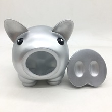 可爱金猪 银猪儿童储蓄罐 搪胶猪猪摆件礼物存钱罐礼品厂家直销