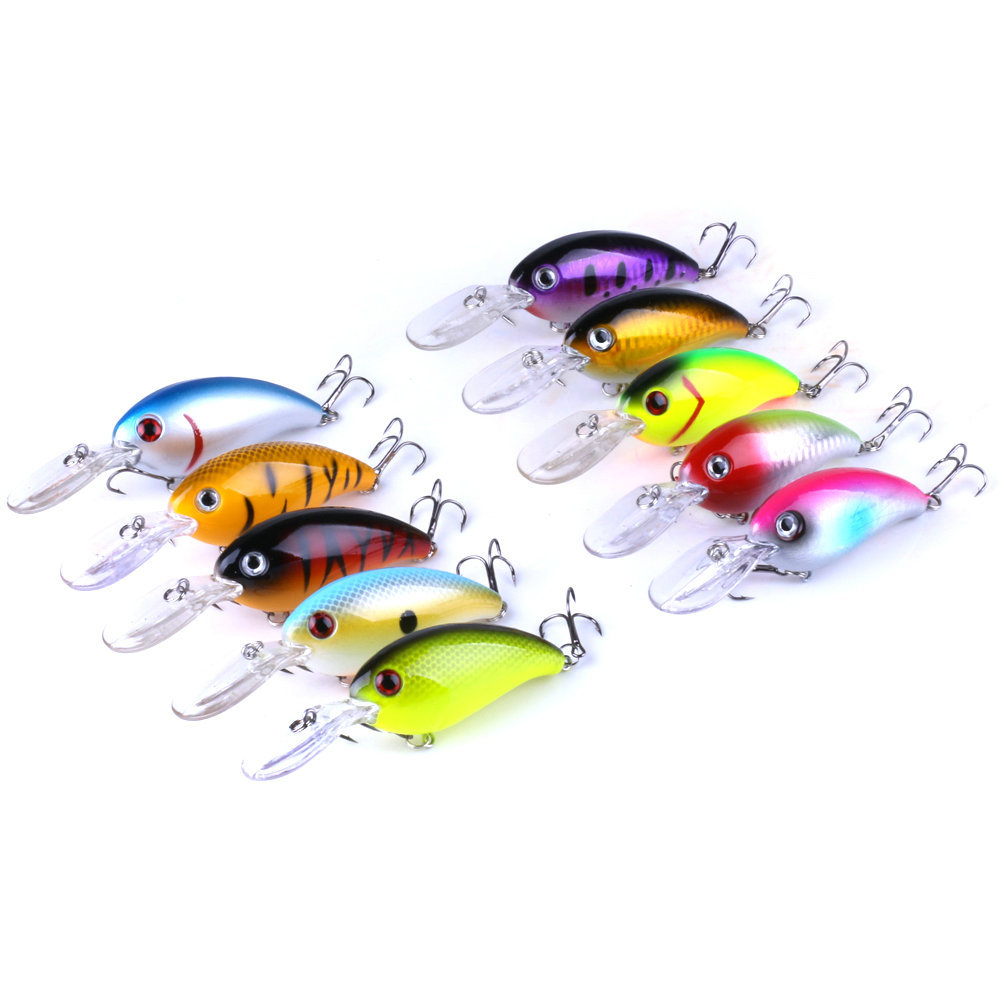 Small Crankbaits Fishing Lures  Deep Running Crankbaits Fresh Water Bass Swimbait Tackle Gear